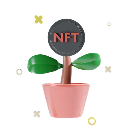 Nft Investment 3 D Icon 3D Icon