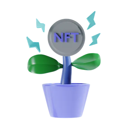 Nft Investment 3 D Icon 3D Icon