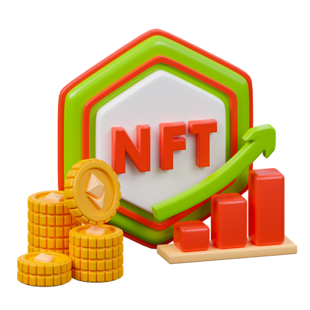 Nft Investment  3D Icon