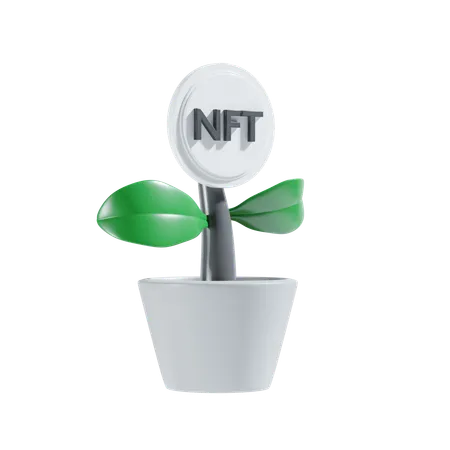 Nft Investment  3D Icon