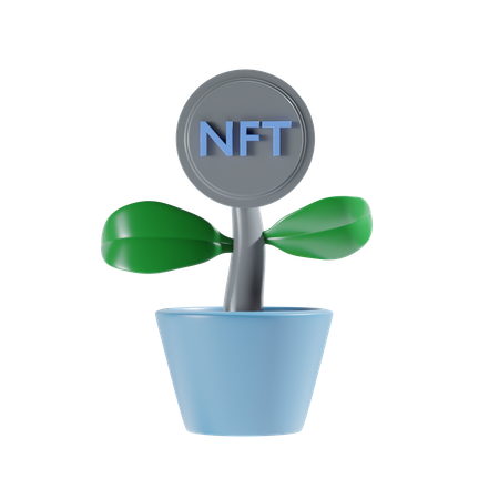 Nft Investment  3D Icon