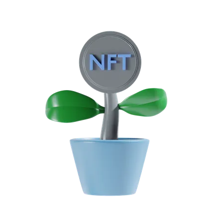 Nft Investment  3D Icon