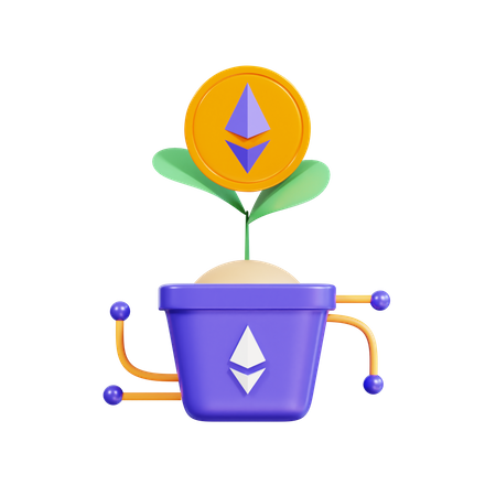 Nft Investment  3D Icon