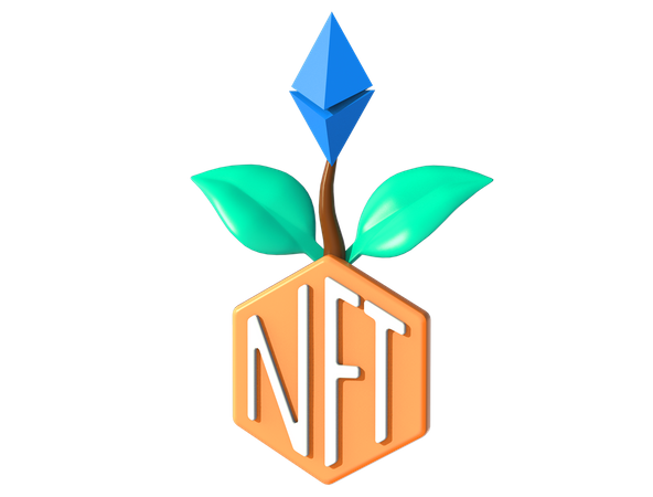 Nft Investment  3D Illustration