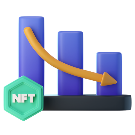 NFT Investment  3D Icon