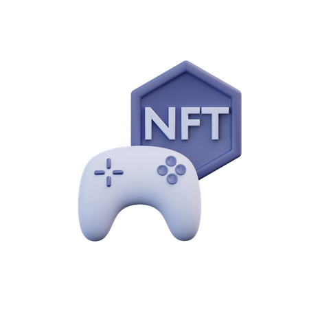 Jeu nft  3D Illustration