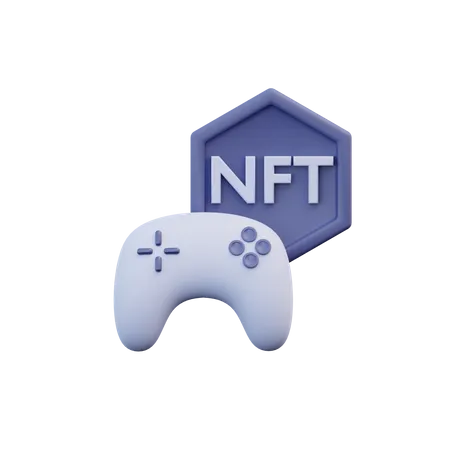 Juego nft  3D Illustration