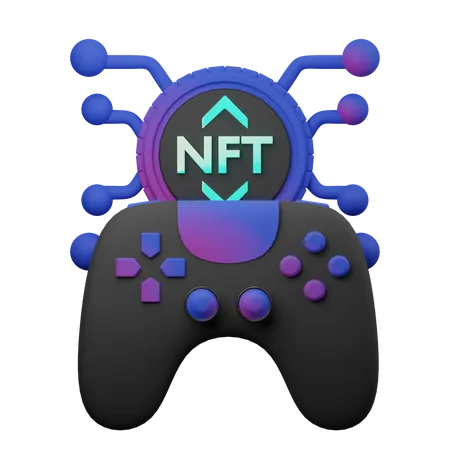 Juego nft  3D Illustration