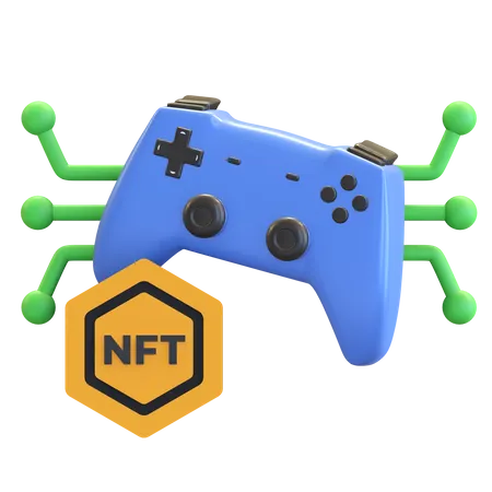 Juego nft  3D Illustration