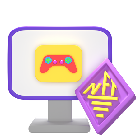 Juego nft  3D Icon