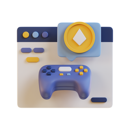 Juegos nft  3D Icon