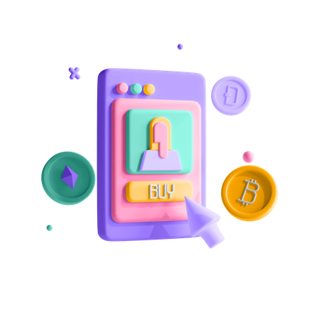 Nft kaufen  3D Icon