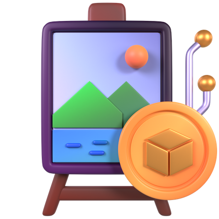 NFT-Kunst  3D Icon