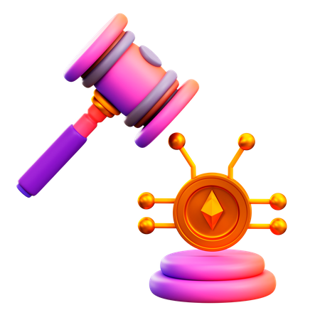 NFT-Kunstauktion  3D Icon
