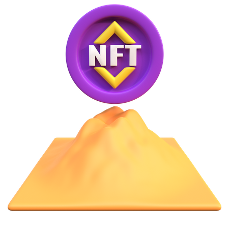 Nft Land  3D Icon