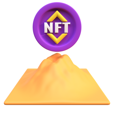 Nft Land 3D Icon