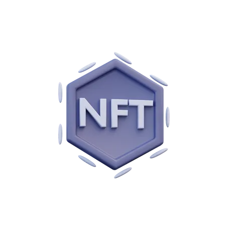 Nft Logo 3D Illustration