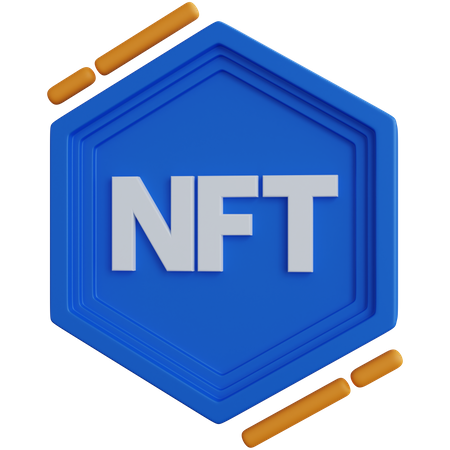Nft Logo  3D Icon