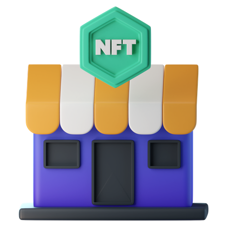 Loja nft  3D Icon