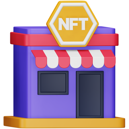 Marché NFT  3D Icon