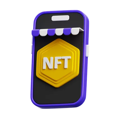 Nft Marketplace  3D Icon