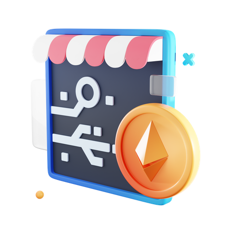 Nft Marketplace  3D Icon