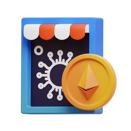 Nft Marketplace  3D Icon