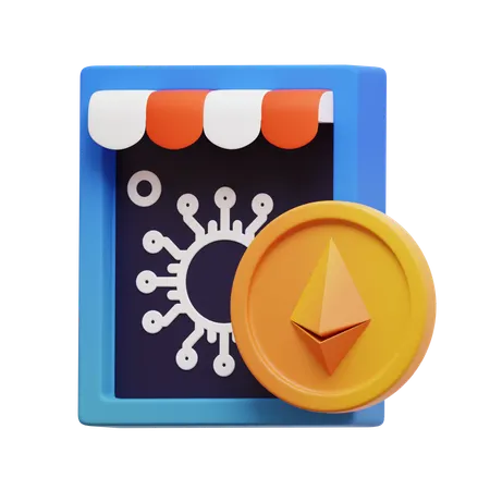 Nft Marketplace  3D Icon