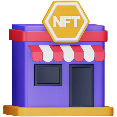 Nft Marketplace  3D Icon