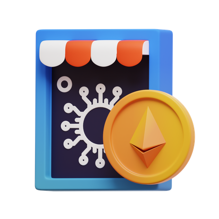 Nft Marketplace  3D Icon