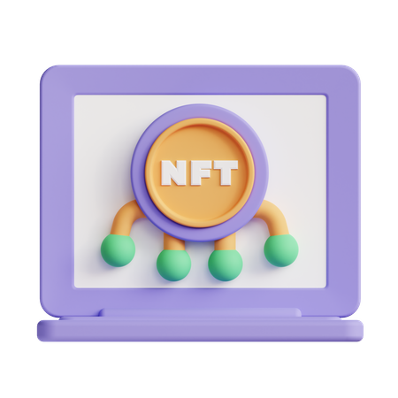 NFT marketplace  3D Icon