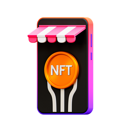 NFT Marketplace  3D Icon