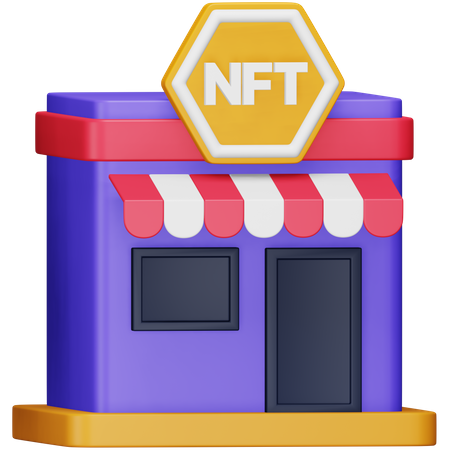 Nft Marketplace  3D Icon
