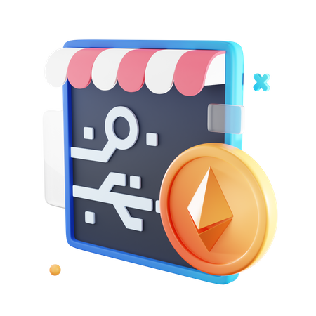 NFT-Marktplatz  3D Icon