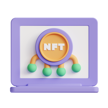 NFT-Marktplatz  3D Icon