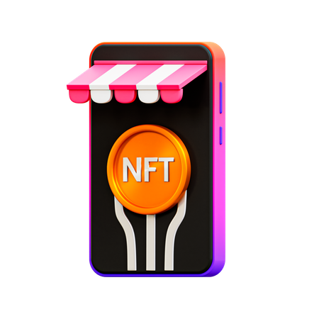 NFT-Marktplatz 3D Icon