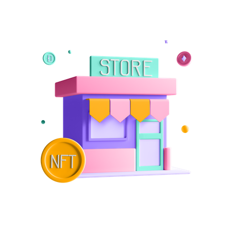 NFT-Marktplatz  3D Icon