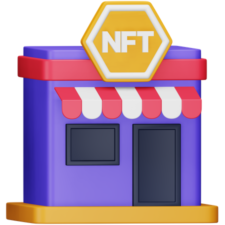 NFT-Marktplatz  3D Icon