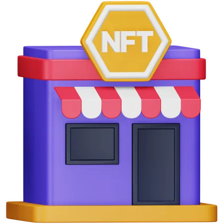 NFT-Marktplatz  3D Icon