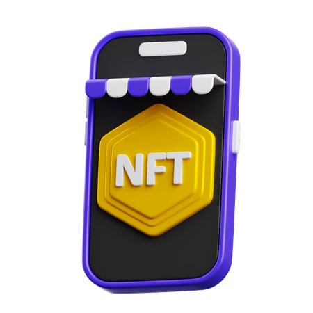 Mercado NFT  3D Icon