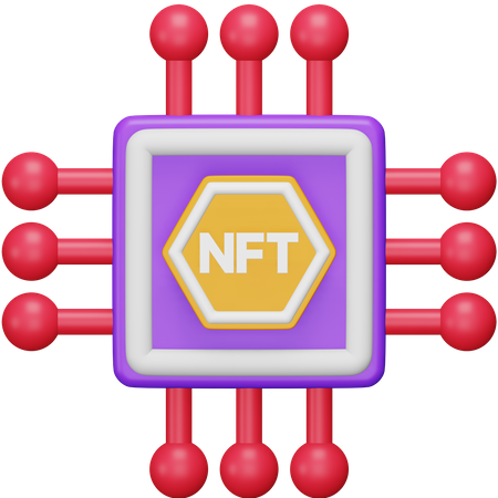 Puce nft  3D Icon