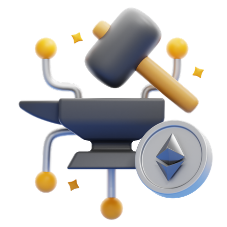 Nft Minting  3D Icon