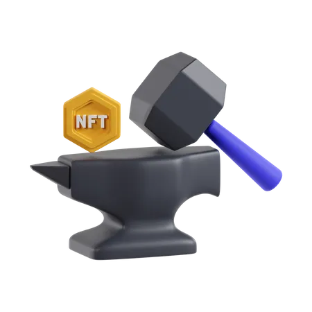 Cunhagem de NFT  3D Icon