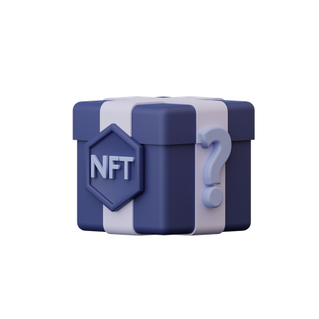 Nft Mistery Box  3D Illustration