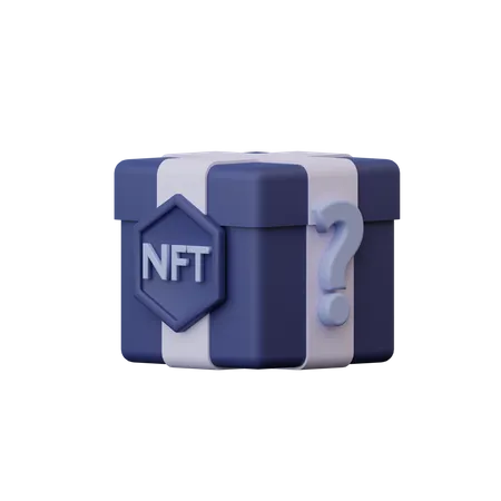 Nft Mistery Box  3D Illustration