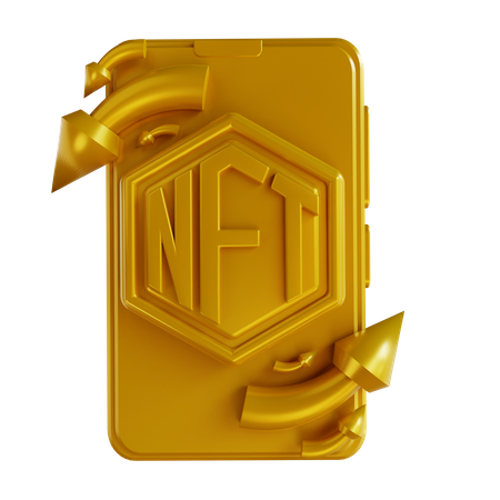 Nft Mobile Exchange 3D Icon