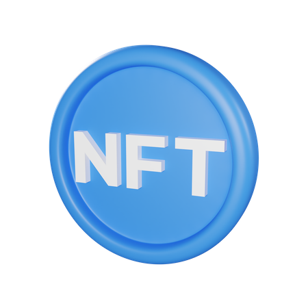 Moeda nft  3D Icon