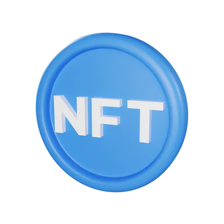 Moeda nft  3D Icon