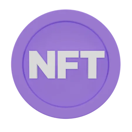 Moeda nft  3D Icon