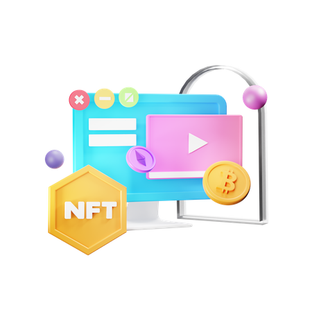 Nft Monitoring  3D Icon